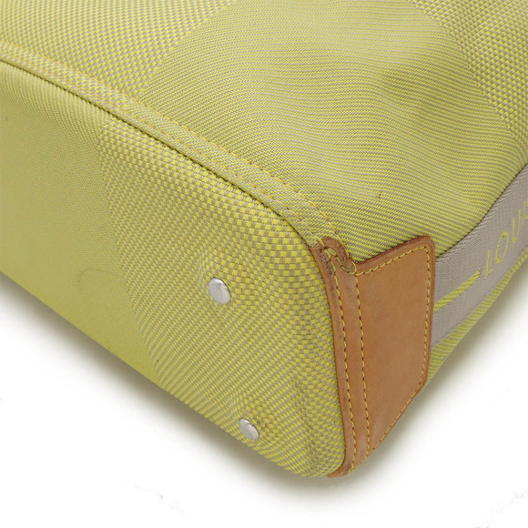 Louis Vuitton Damier Geant Volunteer LV Cup Shoulder Bag Lime Yellow - Picture 3 of 9